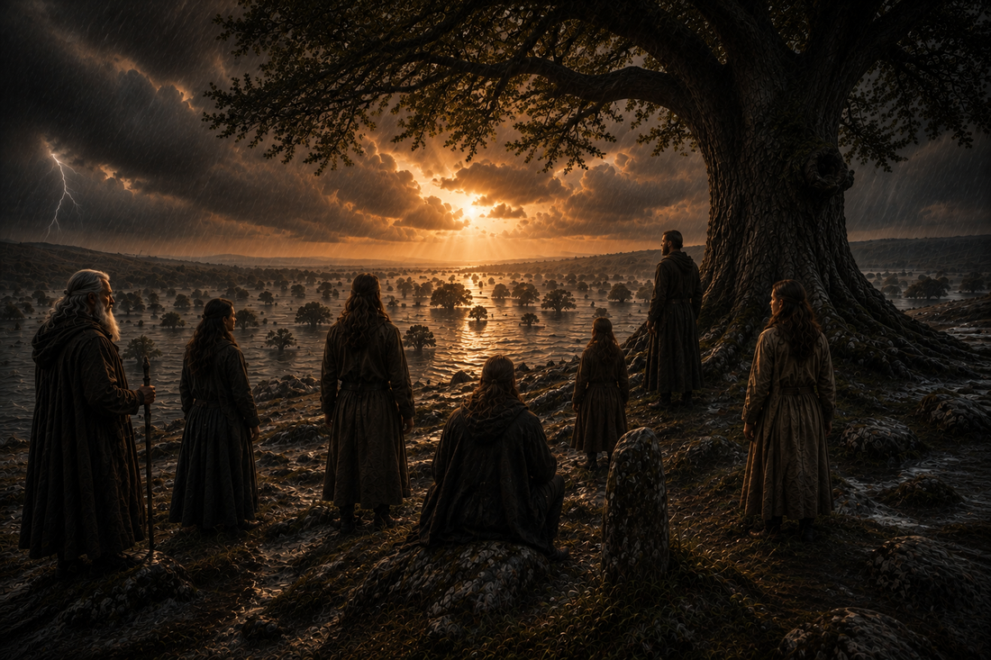 Story two: The First Stones – The Great Flood and the birth of memory.